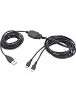 Trust GXT 222 Duo Charge and Play Cable - Lade-/Datenkabel - 3.5 m