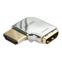 Lindy CROMO HDMI, M-F. Aansluiting 1: HDMI, Aansluiting 2: HDMI, Contact geleider materiaal: Goud. Kleur van het product: Zilver