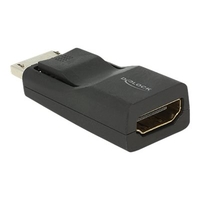 Delock Adapter Displayport 1.2 Stecker > HDMI Buchse 4K Passiv schwarz