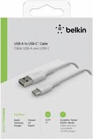 belkin BOOST CHARGE - USB-kabel - USB-C (M) naar USB (M) - 1 m - wit