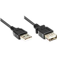 Verlängerungskabel USB 2.0, Stecker A/A, Länge wahlweise 1,8 bis 5 Meter