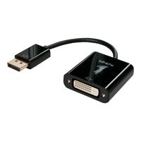 Lindy DisplayPort an DVI-D Adapter (aktiv, Eyefinity, Surround, Collage kompatibel) -