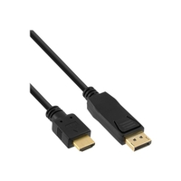 InLine 17184 1.5m DisplayPort HDMI Zwart video kabel adapter