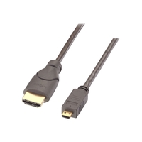 LINDY HDMI Aansluitkabel 2.00 m Rond, Afgeschermd (dubbel), Vergulde steekcontacten, UL gecertificeerd, High Speed HDMI, Ultra HD-HDMI Grijs [1x HDMI-stekker -