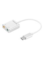 Sandberg USB-C to Sound Link. Hostinterface: USB, Type aansluitplug: 3,5 mm. Kleur van het product: Zilver, Wit. Breedte verpakking: 80 mm, Diepte verpakking: 16 mm, Hoogte verpakking: 120 mm
