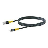 Schwaiger WKUM10 511 USB-kabel 1,2 m 2.0 USB A Micro-USB B Zwart, Geel
