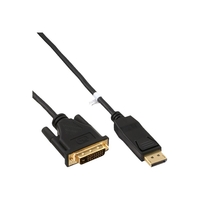 InLine 17112 video kabel adapter 2 m DVI-D DisplayPort Zwart