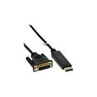 InLine Premium DisplayPort 1.1 naar DVI kabel (1920 x 1200) / zwart - 1 meter
