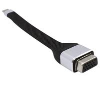 i-Tec USB-C Flat VGA Adapter - externer Videoadapter - Schwarz
