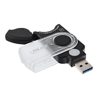 InLine 66772I USB 3.0 Zwart geheugenkaartlezer