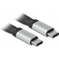 delock USB 3.2 Flachbandkabel Typ-C > Typ-C St/St