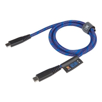 Xtorm Oplader Solid Blue Usb-C/Usb-C Pd Cable - Blauw/Rood