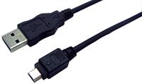 LogiLink USB 2.0 connection cable A to 5-pin mini 1,8m black (CU0014)