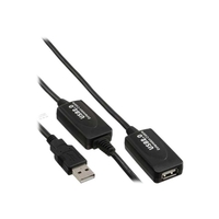 InLine actieve USB naar USB verlengkabel - USB2.0 - tot 0,5A - 25 meter