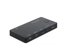 DeLOCK HDMI / USB-C KVM Switch 4K 60 Hz with USB 2.0 - KVM-/USB-Switch