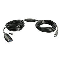 Lindy 43099. Lengte snoer: 15 m, Aansluiting 1: USB A, Aansluiting 2: USB A, USB-versie: 3.0 (3.1 Gen 1), Kleur van het product: Zwart