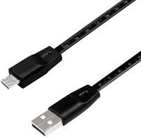 logilink USB 2.0 Kabel mit Lineal, USB-A - Micro-USB Stecker