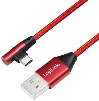 LogiLink LogiLink CU0145. Lengte snoer: 0,3 m, Aansluiting 1: USB A, Aansluiting 2: USB C, USB-versie: 2.0, Maximale overdrachtssnelheid van gegevens: 480 Mbit/s, Kleur van het product: Rood