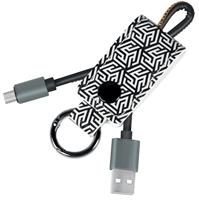 logilink USB Kabel mit Schlüsselanhänger, 0,22 m