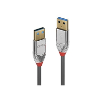 LINDY USB-kabel USB 3.2 Gen1 (USB 3.0 / USB 3.1 Gen1) USB-A stekker, USB-A stekker 2.00 m Grijs 36627