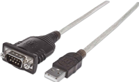manhattan USB to Serial/RS232 Conveter USB/RS-232, M/M,