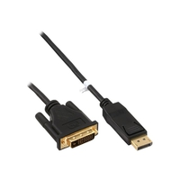 InLine Premium DisplayPort 1.1 naar DVI kabel (1920 x 1200) / zwart - 3 meter