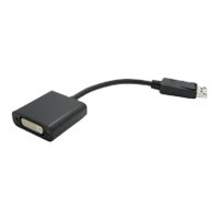 Roline Value DisplayPort - DVI Adapter, DP Male - DVI Female. Aansluiting 1: DisplayPort, Aansluiting 2: DVI. Lengte snoer: 0,15 m, Kleur van het product: Zwart