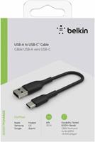 belkin BOOST CHARGE - USB-kabel - USB-C (M) naar USB (M) - 15 cm - zwart