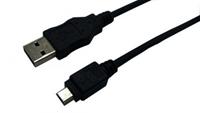 logilink USB 2.0 Kabel, USB-A - Mini USB-A Stecker, 3,0 m