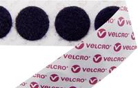 VELCRO E20101533011425 Klettpunkte zum Aufkleben Flauschteil (Ø) 15mm Schwarz 1300St.