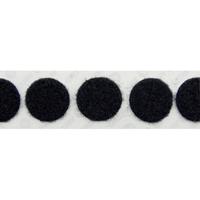 VELCRO E20102233011425 Klittenband punten Om vast te plakken Lusdeel (Ø) 22 mm Zwart 1000 stuk(s)