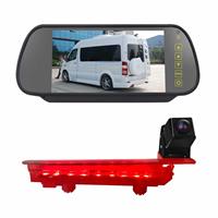 huismerk PZ470 Auto Waterdicht 170 graden Remlicht View Camera + 7 inch achteruitkijkscherm voor Volkswagen T5 / T6 2010-2017