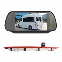 huismerk PZ468 Auto Waterdicht 170 graden Remlicht View Camera + 7 inch achteruitkijkmonitor voor Mercedes-Benz Vito 2016