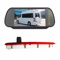 huismerk PZ473 Auto Waterdicht 170 graden RemLicht View Camera + 7 inch achteruitkijkscherm voor Volkswagen T6 Enkele Deur