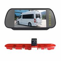 huismerk PZ471 Auto Waterproof 170 Graden Rem Licht View Camera + 7 inch Achteruitkijkmonitor voor Citroen / Peugeot / Toyota