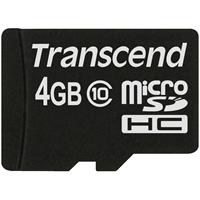 transcend Premium microSDHC-kaart 4 GB Class 10