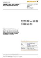 Weidmüllerler Buchsengehäuse-Kabel 2123240000 78St.