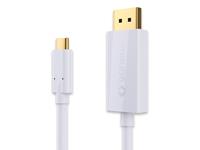 Sonero USB-C Adapterkabel  Premium, 1 m, USB-C Stecker/DP Stecker, weiß
