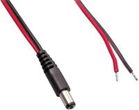 trucomponents TRU COMPONENTS Laagspannings-aansluitkabel Laagspanningsstekker - Open kabeleinde 3.50 mm 1.35 mm 0.50 m 1 stuk(s)