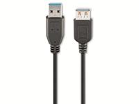 Goobay USB 3.0 Super-Speed Verlängerung, A/A,  95726, 5 m, schwarz