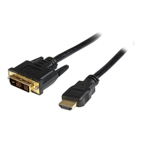 StarTech.com 1m HDMI auf DVI-D Kabel - HDMI zu DVI Adapterkabel bidirektional - St/St - Videokabel