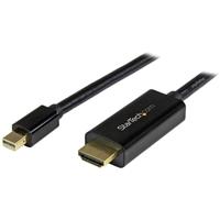 StarTech Mini DisplayPort to HDMI Adapter Cable - 3 m (10 ft.) - 4K 30Hz