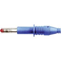 Stäubli X-GL-438 Lamellenstekker Stekker, recht Stift-Ø: 4 mm Blauw 1 stuk(s)