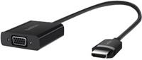 belkin HDMI-adapter - HDMI (M) naar HD-15 (VGA) (V) - 25 cm - zwart - afstandschroeven