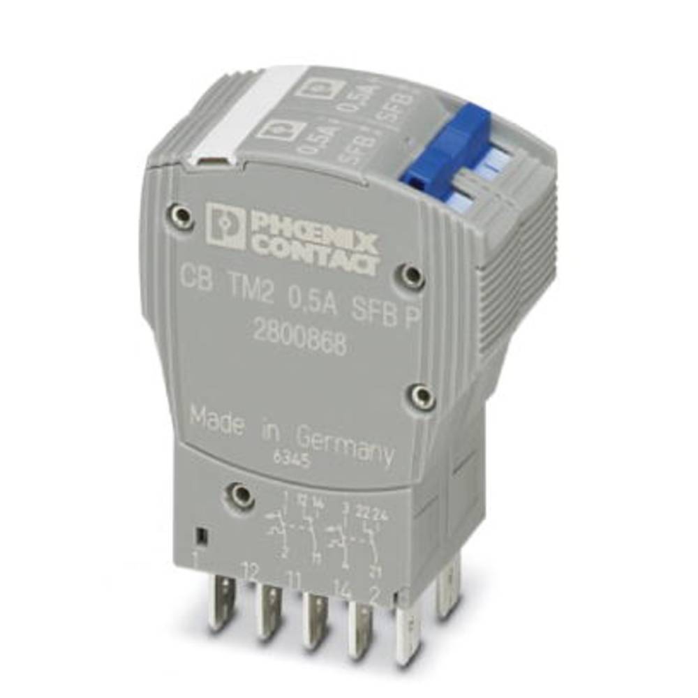 phoenixcontact Phoenix Contact 2800869 CB TM2 1A SFB P Beveiligingsschakelaar Thermisch 250 V/AC 1 A 1 stuk(s)