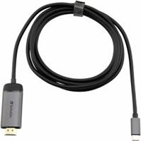 VERBATIM Videoaudio-kabel - USB-C male naar HDMI male - 1.5 m - 4K