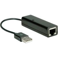Value USB 2.0 Converter [1x USB-A 2.0 stekker - 1x RJ45-bus] 12.99.1107