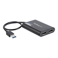 startech .com USB naar 2x DisplayPort adapter - 4K 60Hz - USB 3.0 (5Gbps)- USB dual monitor adapter - DisplayLink gecertificeerd - Externe video-adapter - DisplayLink DL-6950 - USB 3.0