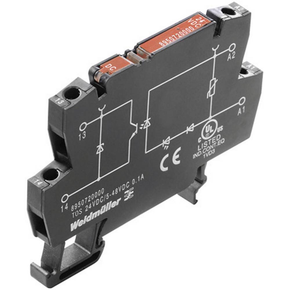 Weidmüller Optokoppelingsrelais 8950900000-1 0.5 A Schakelspanning (max.): 48 V/DC 1 stuk(s)