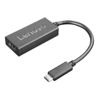lenovo Externe video-adapter - USB-C - HDMI - zwart - voor Legion Y720-15; Miix 520-12; Tablet 10; ThinkPad 11; A275; A285; A475; A485; E48X; E58X; L380; L380 Yoga; L480; L580; P1; P51; P51s; P52; P52s; P72;